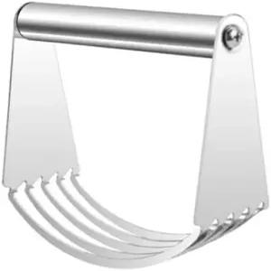 KDOM 스테인리스 스틸 반죽 블렌더 페이스트리 커터 밀가루 믹서 주방 휴대용 전문