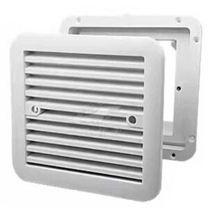 카라반 캠핑카 환풍기 냉장고 루버 작은 화장실 열배출 커버 화이트 환기팬