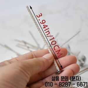 50 개/가방 갈색 순수 목화 콩 코어 양초 무연 심지 10cm 만들기 용품 액세서리