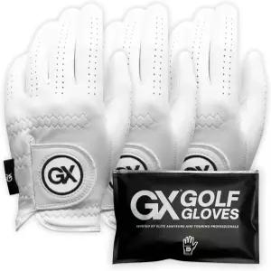 GX 골프 3팩 더 플레이어 카브레타 프리미엄 남성용 가죽 장갑 - 정밀한 착용감 뛰어난 그립감 오래