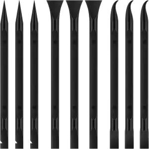 좁은 공간을 위한 9피스 플라스틱 스크래퍼 도구 긁히지 않는 주방 청소 펜 스티커 라벨 기름 얼룩 음식물