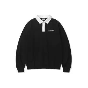 ALEXNAIDEN 럭비 카라 맨투맨(블랙) 2069457