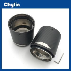 [호환품]탄소 배기 머플러 팁 미니 쿠퍼 S R55 R56 R57 R58 R59 R60 R61 F54 F56 F57 F60 JCW 파이프용 최