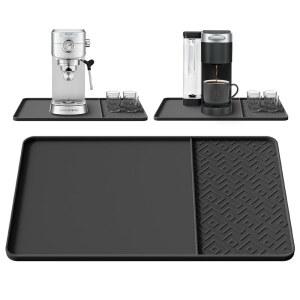 실리콘 커피 매트 19인치 12인치 건조 에스프레소 패드 메이커 조리대 식기