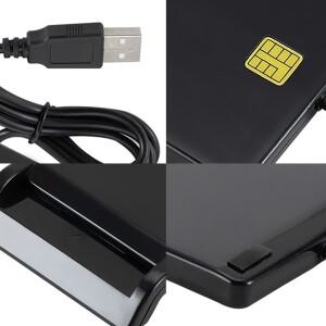 다기능 휴대용 USB 2.0 스마트 호환 카드 리더기 DNIE ATM CAC IC ID 은행 SIM 대한 저렴하고 사용하기  제
