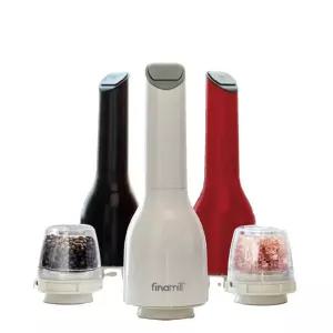 자동 소금 뿌리기 전기 깨갈이 그린 조미료 전동 통깨 스텐