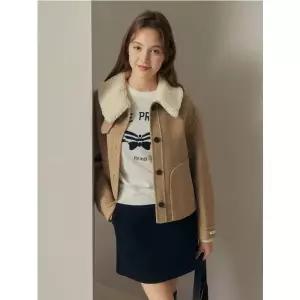 JJ지고트 재킷부분 1등페이크 퍼 칼라 울 핸드메이드 재킷 GRBA0JK301 1003849