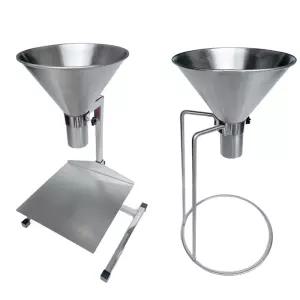 대형깔대기 프레임 스텐 직경 출구 직경 계량 소분기