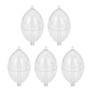 5개 피싱 캐스팅 부유 스핀 플로트 낚시, 클리어 플로트, 플라스틱 타원형 볼 스트라이크, 인디케이터 사용이 편리하다