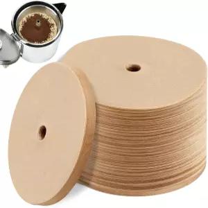 퍼콜레이터 커피 필터 클리누즈 300 카운트 3.75인치 천연 표백되지 않은 일회용 디스크 보즈만 포트