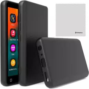 이노아시스용 Mp3 플레이어 케이스 G1 G3 4.0인치 포토선시 슬림 핏 소프트 TPU 매트 커버 클리닝 천 블랙