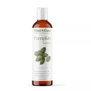 Plant Guru 펌킨 씨드 오일 118ml(4온스) 버진, 정제되지 않은 냉압착 100% 순수 천연 - 피부, 얼굴, 몸 및