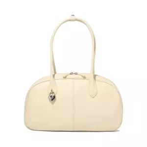 커버낫 COVERNAT WOMAN 클로버하트 클래식 빅 토트백 Butter