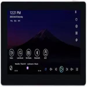 Cwmiibili 7인치 Android 11 스마트 홈 배경 음악 패널 스테레오 사운드 WiFi 블루투스 오디오(B)