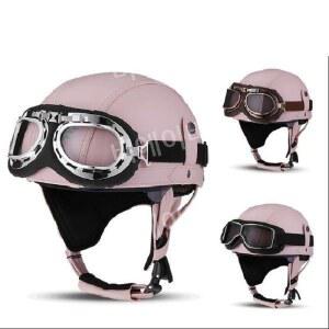 레트로 오토바이 스쿠터 헬멧 다양한사이즈 경량 페이스
