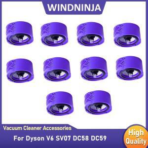 포스트 필터 커버 HEPA 액세서리 다이슨 V6 SV07 DC58 DC59 진공 청소기 교체용 모터 헤파 공기 배출구