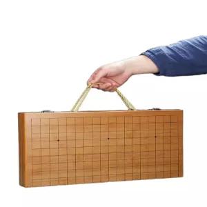 휴대용바둑판 세트 바둑알 고방 모조 바둑판 접이식 원목