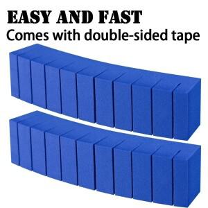 자동차 문짝 범퍼 스트립 엣지 가드 EVA 폼 충돌 방지 보호대, 스크래치 스티커, 스타일링, 10 개