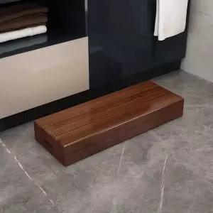 키높이 발판 욕실 조절 현관 디딤대 원목 높이조절