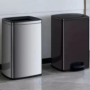 쓰레기통 인테리어 사무실 화장실 스테인리스 휴지통 스텐쓰레기통 업소용