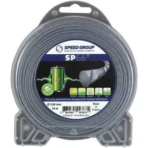 [원이안전] 나일론날 예초기 충전전용 (그레이-원형) SP66 2.0x15M 프랑스산 (본품)