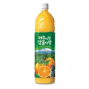 롯데)제주사랑감귤사랑 1.5L-박스(12개입)