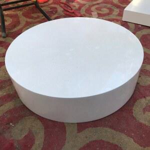 스드매 단상 발받침대 피팅룸 화이트 지름50X높이15CM 스튜디오 옷가게 웨딩룸