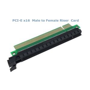 라이저 PCI-E x16 Pcie Express 16x 남성-여성 확장 카드 어댑터 변환기 1U 2U 3U IPC 섀시