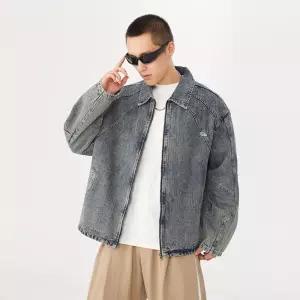 남성 데님 가을 빈티지 캐주얼 댄디한멋짐 청자켓 헤비 클래식 재킷 점퍼 OOTD3