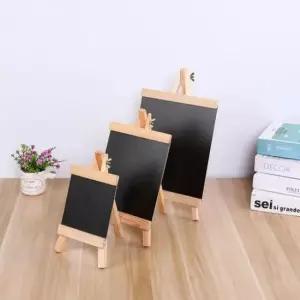 [문구/오피스] 유아이젤보드 카페 간편고정 레스토랑칠판 나비볼트 원목칠판 25X48cm 중