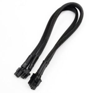 듀얼 미니 6 핀-8 핀 PCI 익스프레스 비디오 카드 전원 어댑터 슬리브 케이블 맥 프로 타워 파워 G5 15 인