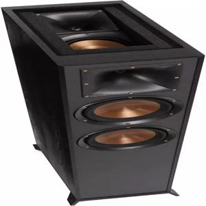 Klipsch R-625FA 강력한 디테일 바닥 스탠드형 싱글 홈 스피커 블랙