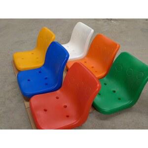 야구장 의자 관람석 경기장 짧은 등받이 관중석 플라스틱