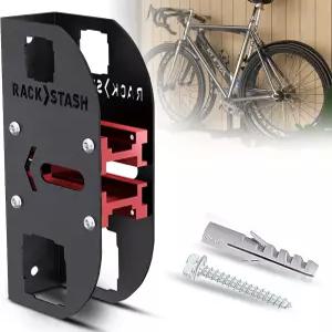 차고 정리용 히치 월 마운트 자전거 랙 트레일러 리시버 1.25인치에서 2인치로 조절 가능 헤비 듀티 보관