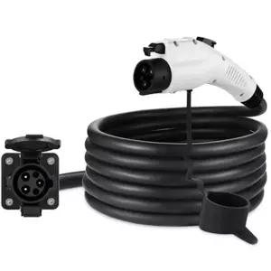 전기차 충전케이블 연장 5핀 라인 차량용 휴대용 완속 개인용 소켓 충전선 충전기