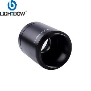 Lightdow 2x 텔레 컨버터 변환기 T 마운트 용 배율 렌즈 420-800 500 800 900 650-1300mm 망원 미러
