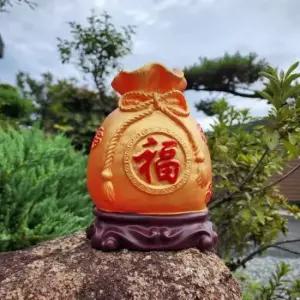 [문구] 빅사이즈 황금 복주머니 저금통 개업선물