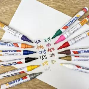 [문구] 안지워지는 12컬러 유성 매직 페인트 마카펜