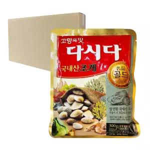 [박스] CJ 조개 다시다 명품골드 300g 20입