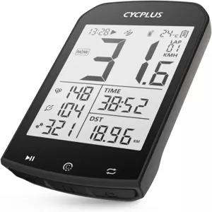 CYCPLUS GPS 무선 자전거 컴퓨터 블루투스/ANT+가 장착된 2.9인치 LCD 화면의 속도계 자동 백라이트 IPX6