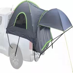 VEVOR 픽업 트럭 텐트 캠핑용 5.0-8.2피트 방수 PU2000mm 2-3인용 침대 확장 가능한 차양 레인플라이 보관