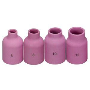 [미국배송] 리버웰드 TIG 가스 렌즈 알루미나 노즐 세라믹 컵 점보 대구경 57N75 6# 3/8 57N74 8# 1/2 53N87 12# 3/4 53N88 10# 5/8