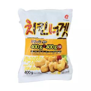 [냉동] 풀무원 마니커 치킨너겟 400g+400g