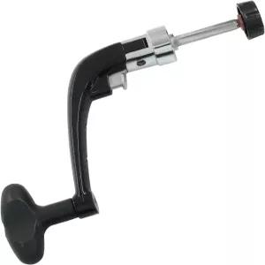 LDEXIN 2PCS 낚시 릴 회전 노브 손잡이 교체 부품용 검은색 동력 3.54 90mm 대형 사이즈