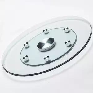 중식당 강화유리 턴테이블 회전식탁 원형 식탁 회전판