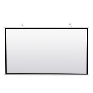 휴대용 접이식 주름 방지 프로젝터 스크린, 홈 시어터 야외 LED 화이트, 60 인치