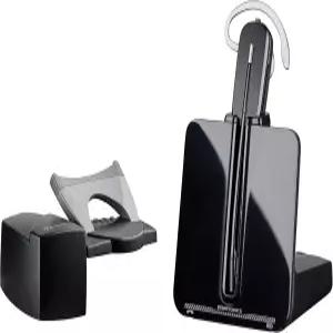 Plantronics - CS540 무선 DECT 헤드셋(터(폴리) 싱글 이어(모노) 컨버터블(3가지 착용 스타일) 데스크폰에