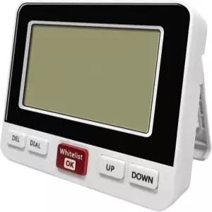 퓨처 콜 FC-0215 점보 통화 발신자 ID - 대형 LCD 디스플레이 전화번호 말하기 맞춤형 메시지 스팸 차단기