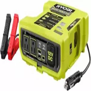 듀얼 USB 포트가 있는 RYOBI ONE+ 18V 800와트 맥스 12V 자동차 파워 인버터 - RYi8030AVNM