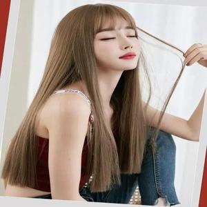 자연스러운 생머리 통가발 여성 긴머리가발 여성 긴생머리 티안나는가발